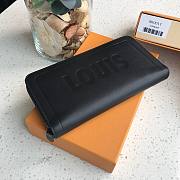 LV Zippy Long Black Wallet | M60017 - 2
