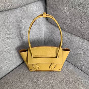 BOTTEGA VENETA Ladies grainy calfskin Top-handle bag yellow | 580725