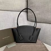 BOTTEGA VENETA Ladies grainy calfskin Top-handle bag black | 580725 - 5
