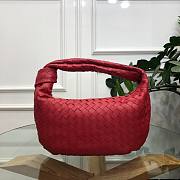 Bottega Veneta Ladies Jodie Hobo Woven Bag Red | 98071 - 5