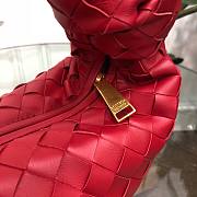Bottega Veneta Ladies Jodie Hobo Woven Bag Red | 98071 - 3