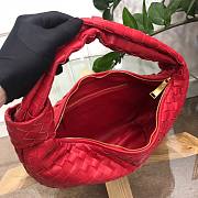 Bottega Veneta Ladies Jodie Hobo Woven Bag Red | 98071 - 2