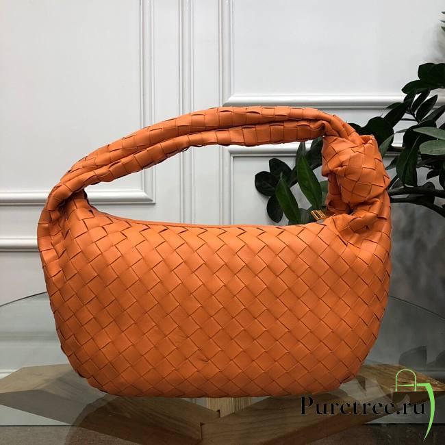 Bottega Veneta Ladies Jodie Hobo Woven Bag Orange | 98071 - 1