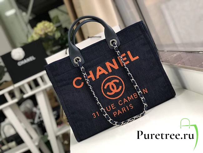 Chanel shopping tote Chanel Calfskin handle bag 03 - 1