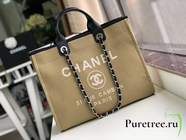 Chanel shopping tote Chanel Calfskin handle bag 04 - 1