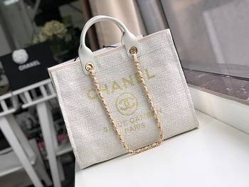 Chanel shopping tote Chanel Calfskin handle bag 05
