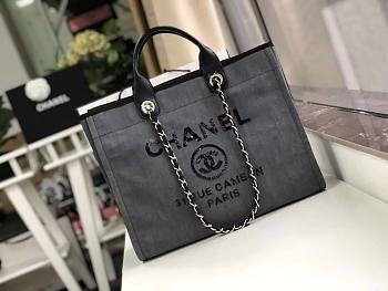Chanel shopping tote Chanel Calfskin handle bag 07