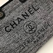 Chanel shopping tote Chanel Calfskin handle bag 09 - 6