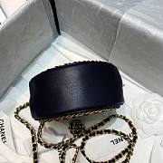 Chanel Round Clutch with Chain Blue 2020 | 88836 - 2