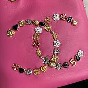 Chanel Cham Chain Pink Bucket Bag 2020 - 3