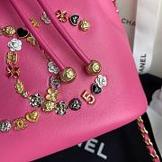 Chanel Cham Chain Pink Bucket Bag 2020 - 4