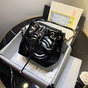 Chanel Shiny Black Bucket Bag |1946 - 5