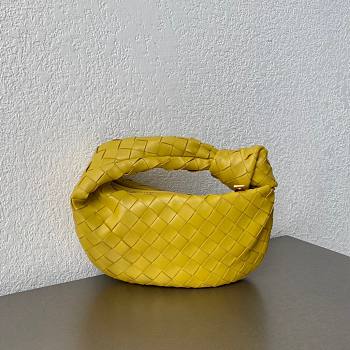 Bottega Veneta Mini Ladies Jodie Hobo Woven Bag Yellow | 98071