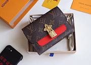 Louis Vuitton Monogram Compact Wallet Coquelicot Red | M62567 - 1