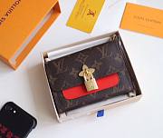 Louis Vuitton Monogram Compact Wallet Coquelicot Red | M62567 - 3