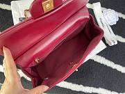 Chanel Calfskin Flap Bag With Top Handle Red Fall 2021 | JY-21062991 - 6