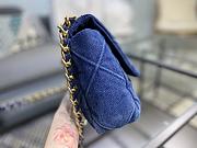 Chanel 19 Handbag Denim Golden & Metal Tone Medium | AS1161 - 6