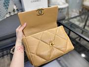 Chanel 19 Handbag Brown Golden & Metal Tone Small | AS1160 - 5