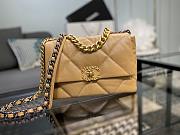 Chanel 19 Handbag Brown Golden & Metal Tone Small | AS1160 - 2