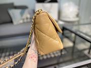 Chanel 19 Handbag Brown Golden & Metal Tone Medium | AS1161 - 6
