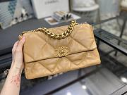 Chanel 19 Handbag Brown Golden & Metal Tone Medium | AS1161 - 5