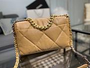 Chanel 19 Handbag Brown Golden & Metal Tone Medium | AS1161 - 3
