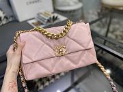 Chanel 19 Handbag Pink Golden & Metal Tone Medium | AS1161 - 4