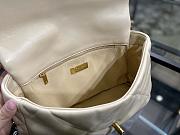 Chanel 19 Handbag Beige Golden & Metal Tone Medium | AS1161 - 5