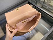 Chanel 19 Handbag Nude Golden & Metal Tone Small | AS1160 - 2