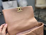 Chanel 19 Handbag Nude Golden & Metal Tone Small | AS1160 - 6