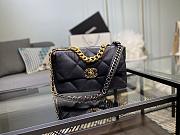 Chanel 19 Handbag Black Golden & Metal Tone Medium | AS1161 - 4