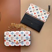 LV Louis Vuitton Game On Pochette Felicie White | M80232 - 1