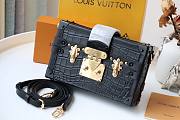 Louis Vuitton Petite Malle Box Trunk Bag black | M40273 - 1