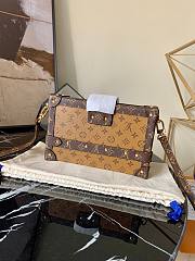 LV Peptite Malle Monogram Reverse canvas trunk | M44154 - 4