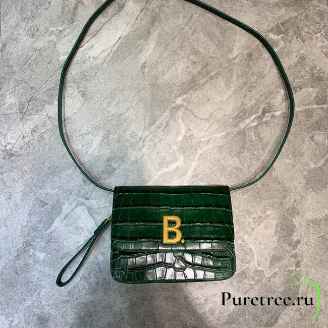 Balenciaga logo-plaque mini bag green | 6181561 - 1