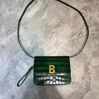Balenciaga logo-plaque mini bag green | 6181561