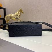 LV Taurillon Leather Mini Soft Trunk Bag Black | M61117 - 6