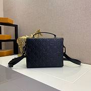 LV Taurillon Leather Mini Soft Trunk Bag Black | M61117 - 3