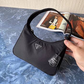 Re-Edition 2000 Nylon Mini Bag Black Tag | 1NE515