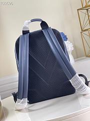 LOUIS VUITTON Louis Vuitton Monogram Shadow Splinter Backpack Blue M45728  Men's Calf Rucksack/Daypack