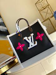 LV OnTheGo GM Other Cowhide Leather Black | M56958 - 1