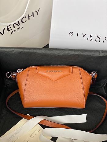 Givenchy Mini Antigona Leather Bag Light Brown | BB05114