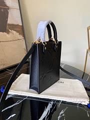 LV Petit Sac Plat Monogram Empreinte leather black | M80449 - 4