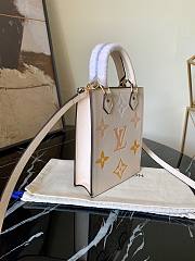 LV Petit Sac Plat Monogram Empreinte leather white | M80449 - 4