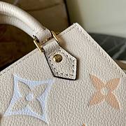 LV Petit Sac Plat Monogram Empreinte leather white | M80449 - 2