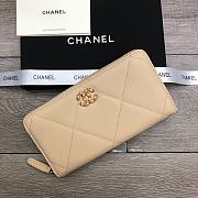 CHANEL Long Wallet Smooth Leather Beige | 6870 - 2
