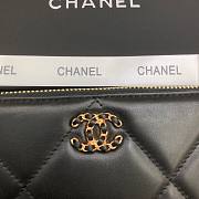 CHANEL Long Wallet Smooth Leather Black | 6870 - 4