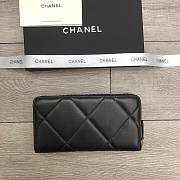 CHANEL Long Wallet Smooth Leather Black | 6870 - 2