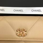 CHANEL Long Wallet Smooth Leather Beige | 6871 - 2