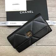 CHANEL Long Wallet Smooth Leather Black | 6871 - 2
